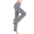 thumbnail image 2 of Timegard Yoga Pants for Women High Waist Comfort Loose Soft Fall Casual Solid Color Workout Gym Pants, 2 of 6