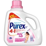 Purex 4 in 1 Hypoallergenic Concentrated Liquid Laundry Detergent, Baby Soft, 4.23 Litres, 105 Loads