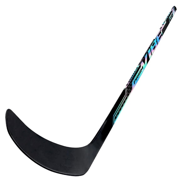 VIBE Prism XC2 Composite Ice Hockey Stick – Senior 65" – Right Hand Curve, Mid Kick Point, 85 Flex, Lie 6 – Holographic Design