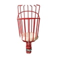 thumbnail image 1 of Almencla Fruit Picker, Fruit Picker Pole Basket Picker Tool Gardening Picks Lightweight, Red, 1 of 8