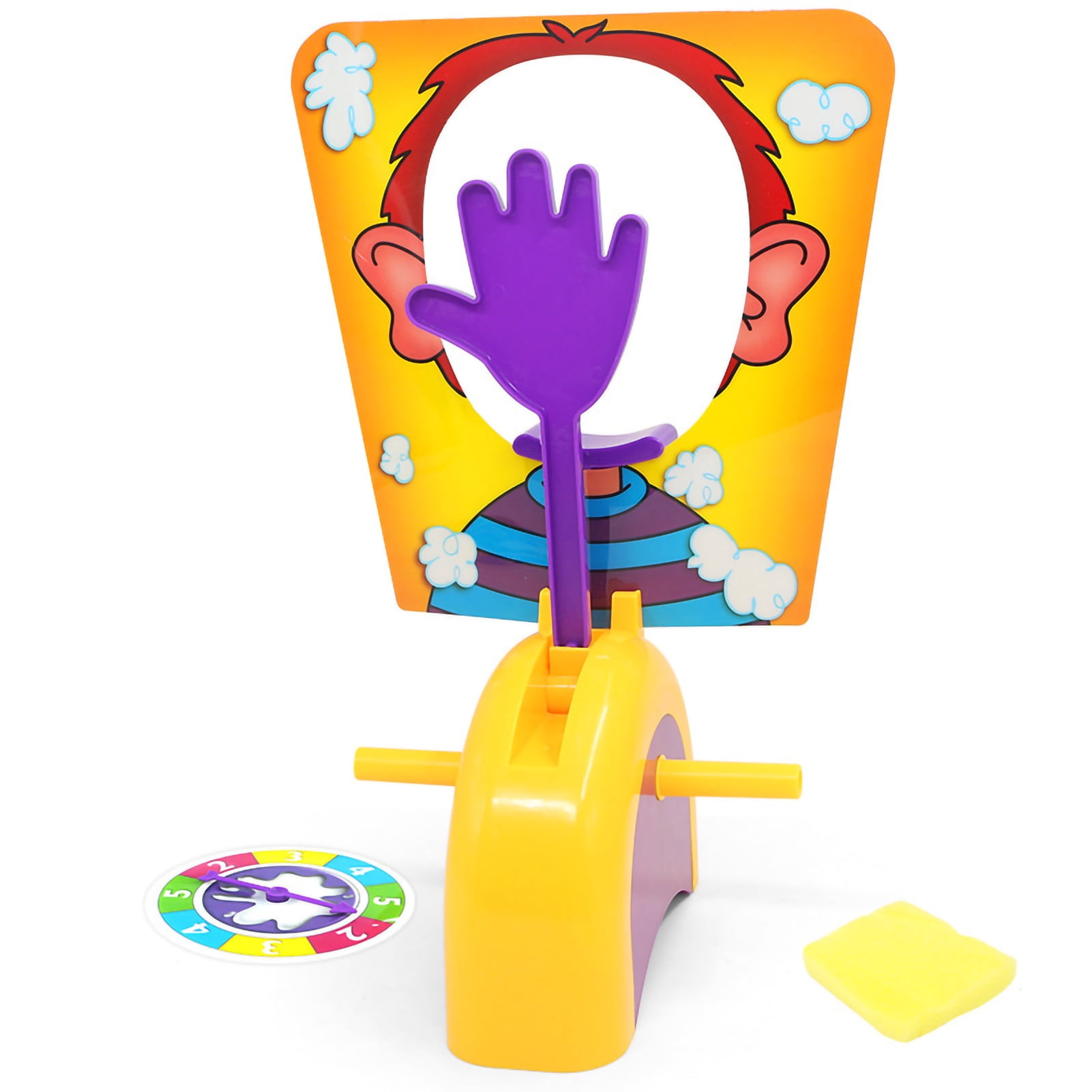 Face Whipped Cream Game Kid Face Cream Board Game Children Face Whipped Cream Toy Boys Girls Cream Hitting Board Game For Birthday PartySingle Player