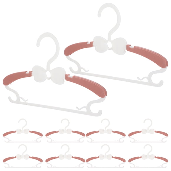 Raindrops 10Pcs Children Coat Hangers PP Telescopic Non-Slip Practical And Delicate Design For Daily Use
