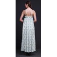 thumbnail image 4 of Bimba Rayon Shibori Printed Spaghetti Strap Sleeveless Womens Cami Maxi Slip Swing Dress-XSmall, 4 of 5