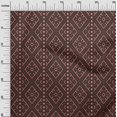 thumbnail image 2 of oneOone Polyester Lycra Fabric Ethnic Geometric Flame Stitch Print Fabric By Yard 56 Inch Wide, 2 of 4