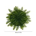 thumbnail image 2 of B 40Cm Circular Snowflake Table Mat Christmas Tabletop Cover Heat-Resistant Plastic Spill-Proof Easy Clean Festive Dinner Party Decoration, 2 of 6