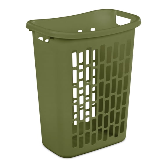 Sterilite Rectangular Open Hamper, Green