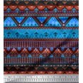 thumbnail image 1 of Soimoi Satin Silk Fabric Geometric & Semi Mandala Decorative Print Fabric by Yard 42 Inch Wide, 1 of 2