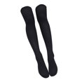 thumbnail image 3 of Bas Cuisse Extra Longs Chauds Bas Doux Automne Hiver Bas Noirs, 3 of 8