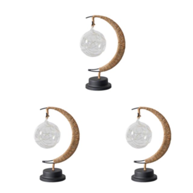 Youkk Versatile LED Desk Lamp Suitable For Office Study Or Bedroom Decorative Lamp Night Light With Stand warm light 3Set