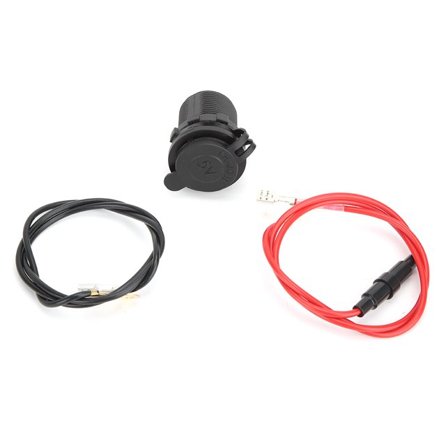 USB Power , Dual USB Port Power Socket Outlet With 60cm/23.6in Cable For 12V/24V Car Boat ATV