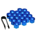 thumbnail image 1 of 20pcs Universal 21mm Wheel Nut Covers Lug Nut Caps Screw Protector, 1 of 7