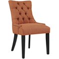 thumbnail image 1 of Hawthorne Collections Chaise Latérale de Salle à Manger Moderne, Orange (Ensemble de 1), 1 of 5