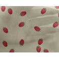 thumbnail image 4 of oneOone Georgette Viscose Fabric Raspberry Fruit Print Fabric BTY 42 Inch Wide, 4 of 4