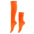 thumbnail image 1 of Youkk 2pcs Polyester Made Slouch Socks Breathable And Sweat-absorbing Elasticity Breathable Fabric Comfortable To Wear Orange 1Set, 1 of 6