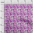 thumbnail image 2 of oneOone Polyester Spandex Fuschia Pink Fabric Abstract Floral Sewing Material Print Fabric By The Yard 56 Inch Wide, 2 of 5