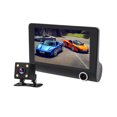 thumbnail image 3 of Car Dash Cam Car Driving Recorder Car Dvr Dashboard Car Camera Dash Camera Car Dash Cam Night Vision Reverse Image Dual Lens With Backup Camera Waterproof Driving Recorder 3 Way, 3 of 7