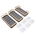 thumbnail image 2 of Shower Shelf Basket, Shower Storage Rack 3 Layers Punch Free Anticorrosion Aluminum  For Home Black,Black Gold, 2 of 8