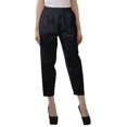 thumbnail image 1 of Moomaya Solid Color Elastic Waist Pants Cotton Narrow Fit Straight Women Pants For Kurti, 1 of 6