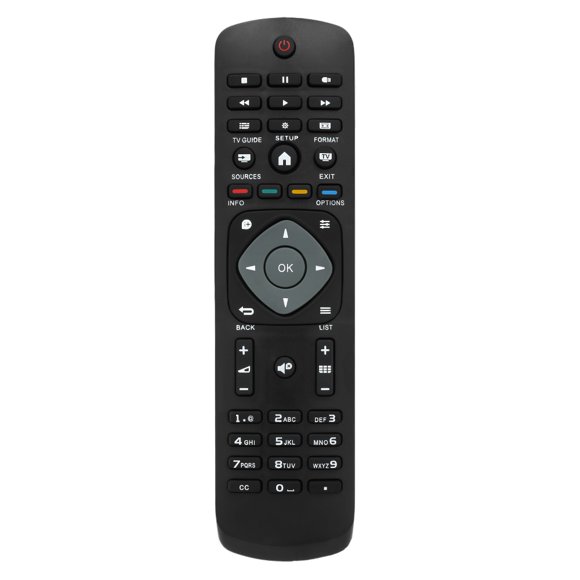 Yeacher Universal TV Remote Control Wireless Smart Controller Replacement for LCD TV Smart Digital HDTV Black