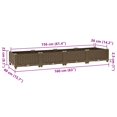 thumbnail image 4 of vidaXL Raised Bed 160x40x23 cm Polypropylene, 4 of 5