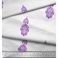 thumbnail image 3 of Soimoi Cotton Cambric Fabric Floral Block Printed Fabric 1 Yard 56 Inch Wide, 3 of 3