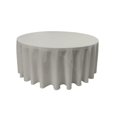 thumbnail image 1 of TCpop120R-GrayLgtP41 LA Linen Nappe en Popeline de Polyester, Gris Clair - 120 Po. Rond, 1 of 4