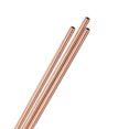 thumbnail image 1 of Uxcell 3-Pack Copper Round Tube, 6mm OD 1mm Thick 300mm Length Straight Pipe Tubing, 1 of 2