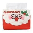 thumbnail image 1 of Christmas Table Decorations,Festive Tissue Box Cover with Non-Woven Fabric and Holiday Cartoon Print for Tabletop Holiday Decorations, 1 of 6