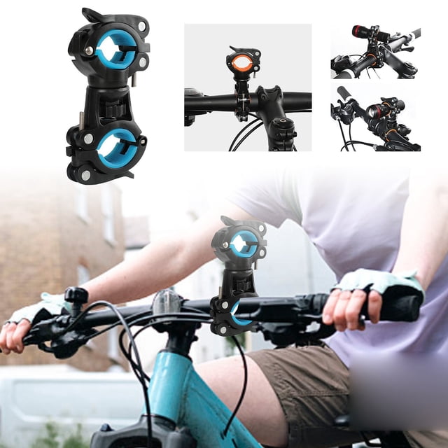 TIELUTT Bike Accessories Road Cycling Flashlight Holder Secure Your Light for Outdoor Riding Ideal for Sewer Saddle Bag compatible with Motorized Bikes Saddle Bags Bike Rear Bike Seat Road Bike Shorts