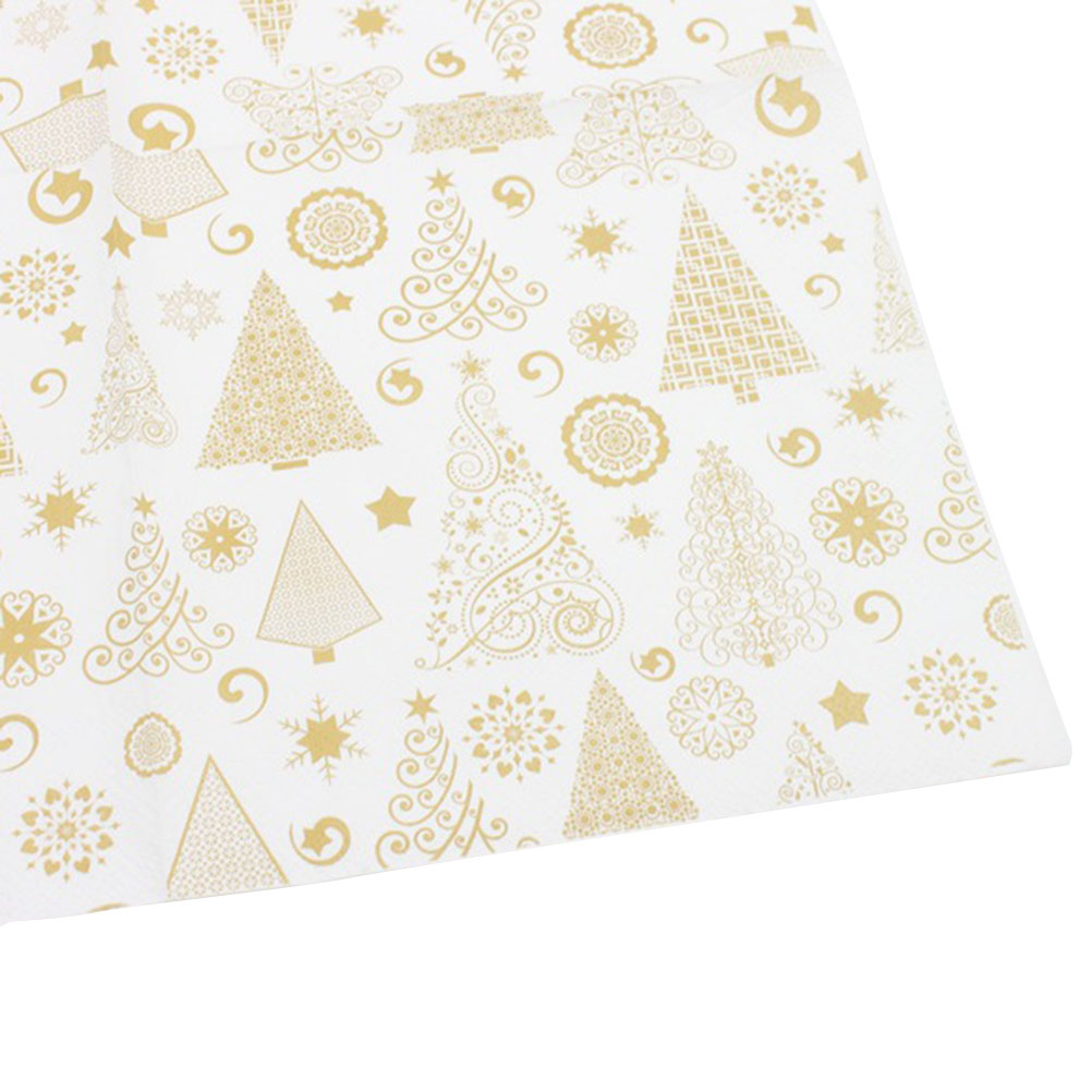 GOOHOCHY 20PCS Tissue Paper Holiday Square Bathroom Disposable Hand Towels for Family Use