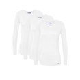 thumbnail image 1 of Sivvan Lot de 3 T-Shirts/maillots de Corps à Manches Longues Confort pour Femmes Multicolores, 1 of 7