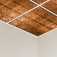 thumbnail image 3 of Great Lakes Tin Ludington Copper 2ft x 2ft Lay In Ceiling Tiles (5 Pack), 3 of 6