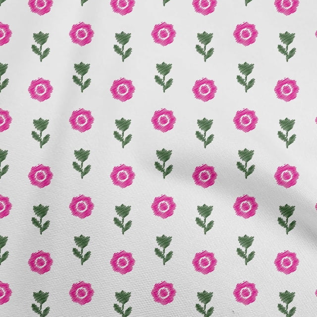 oneOone Polyester Spandex Green Fabric Block Sewing Craft Projects Fabric Prints By Yard 56 Inch Wide-N4