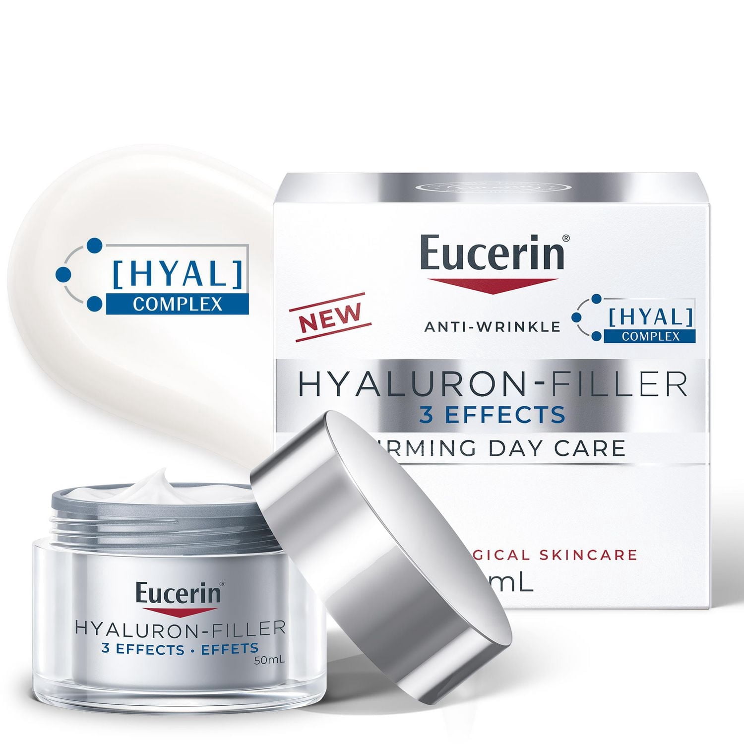 Eucerin Anti Wrinkle Firming Day Care Hyaluronic Acid Face Cream, All Skin Types