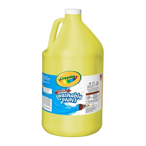 Crayola Washable Paint 128 oz, Yellow
