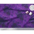 thumbnail image 2 of Soimoi Moss Georgette Fabric Leaves & Texture Printed Fabric 1 Yard 42 Inch Wide, 2 of 2