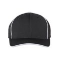 thumbnail image 1 of Richardson Pulse Sportmesh avec Casquette R-Flex, S-M, Contraste Noir-Blanc, 1 of 3