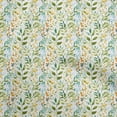 thumbnail image 1 of oneOone Cotton Poplin White Fabric Florals Sewing Material Print Fabric By The Yard 42 Inch Wide, 1 of 4