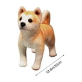 thumbnail image 3 of F Small Sized Simulated Puppy Plush Doll Goodnight Sleeping Toy Gift For Family Children Comfort Feel, 3 of 6