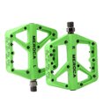thumbnail image 1 of MEROCA MEROCA Wide Anti-Slip Mountain Bike Pedals with Bearing, Durable Nylon & Steel Design, Universal 14mm Thread, Multiple Colors (Green), 1 of 5