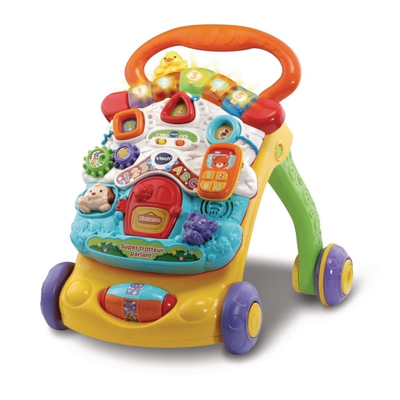 VTech Stroll & Discover Activity Walker - Grow With Me Baby & Toddler Toy - French Version, 9-36 Months