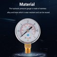 thumbnail image 4 of Hydraulic Pressure Gauge Multifunctional Water Chemical Electric Testing Gadget Oil Pneumatic Tester Air Compressor Meter Professional Chemical Repairing Type 2, 4 of 7