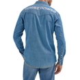 thumbnail image 3 of WRANGLER® x HOT WHEELS™ MEN’S DENIM WORK SHIRT, 3 of 8
