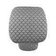thumbnail image 1 of 1pc Car Seat Cushion Premium Silk Wadding Non-Slip Rubber Bottom With Storage Pouch Car Seat Pad Universal, 1 of 5