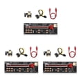 thumbnail image 2 of crativent PCI-E 1X to 16X Adapter Digital Display PCI- Extender Mining Equipment Red 3Set, 2 of 6