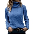 thumbnail image 1 of EGNMCR Pull à Col Rond pour Femmes, Pull Décontracté Mode à Manches Longues, Pull à Col Rond Women Sweater, 1 of 3