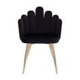 thumbnail image 3 of Chaise d'appoint Medoosa - Chaise d'appoint confortable en velours moderne, 3 of 7