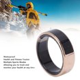 thumbnail image 4 of Smart Ring with APP Display Screen Multiple Sports Modes IP68 Water Resistant Stainless Steel 18mAh Smart Fitness Ring for Cycling Running, 4 of 7