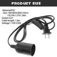 thumbnail image 2 of Miangastore Light Socket With Cord Hanging Lamp Cord Socket Ceiling Lamp Power Cord CN Plug, 2 of 8
