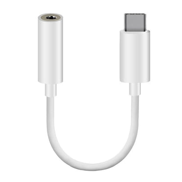 Câble Adaptateur USB Type C vers Prise Audio de Casque 3,5 mm pour Téléphones Android / Samsung